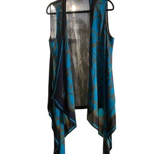 Michael Kors Black and Green Vest